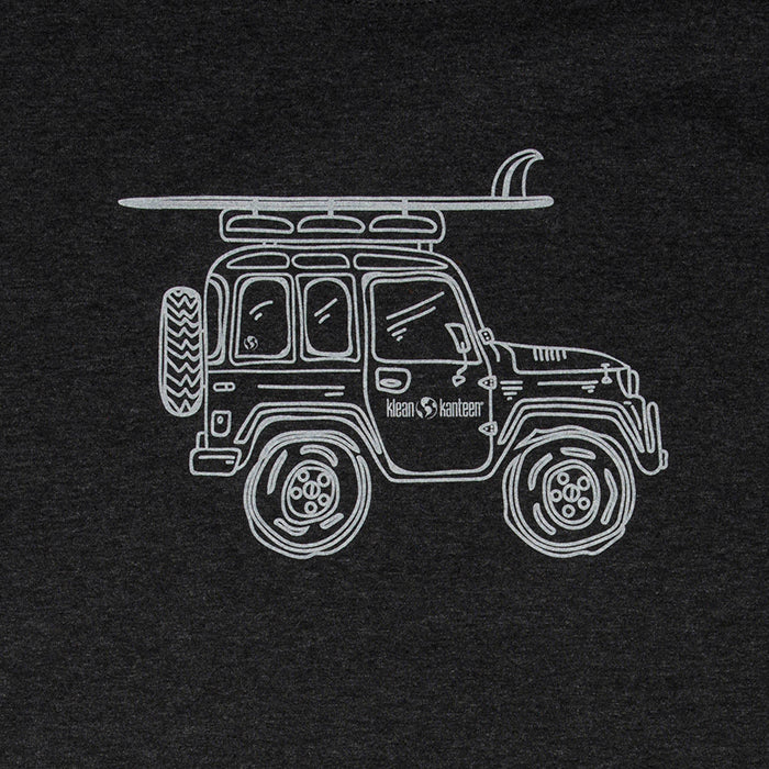 adventure-vehicle-t-shirt-f3 klean_shirt_jeep_front_closeup_lifestyle.jpg